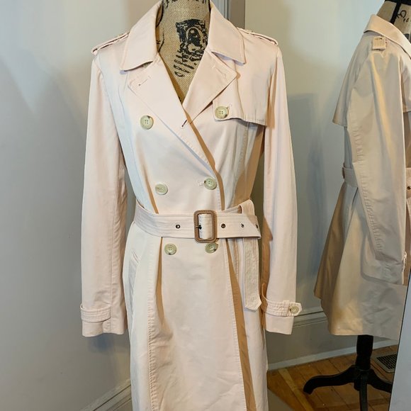 JOIE L Soft Sand Roussanne Trenchcoat Rain Jacket - Picture 4 of 8
